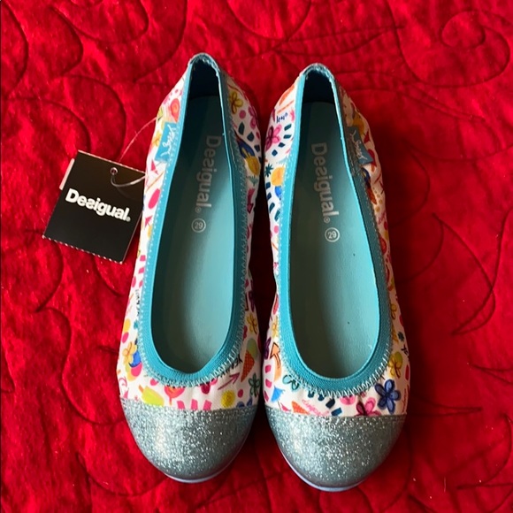Desigual butterfly ballet flats size 11.5 - Picture 5 of 5